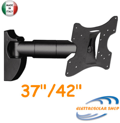 Supporto LCD 1 Snodo da 14 a 42 Pollici Portata Max 30Kg